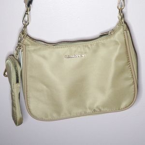 Chain Handle Satchel Bag with Purse